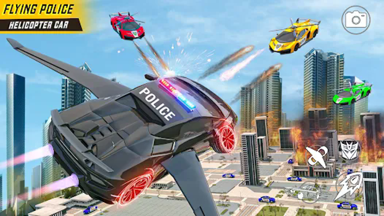 Helicopter Game: Flying Car 3D Image