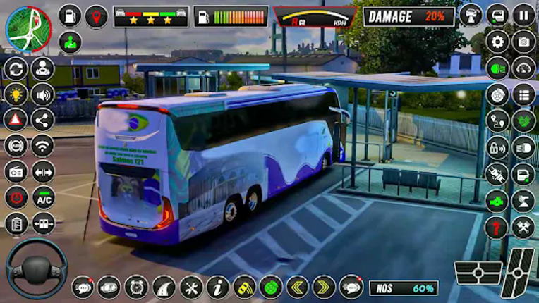 Offroad Bus Driving Bus Sim 3D screenshot