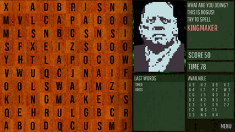 Crumbling Words screenshot