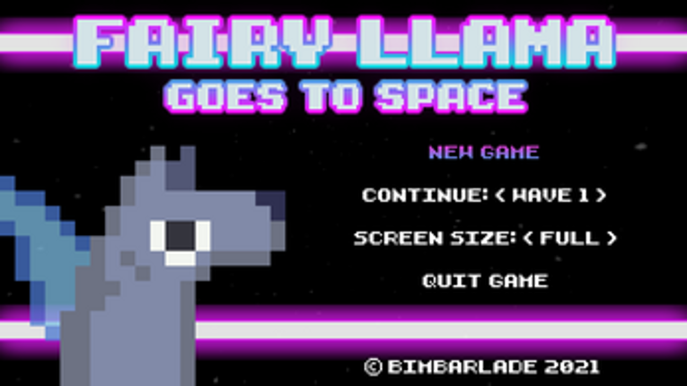 Fairy Llama Goes to Space Image