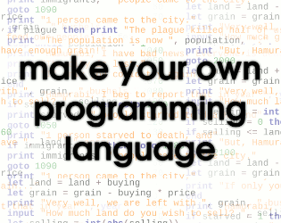 Games like Make Your Own Programming Language
