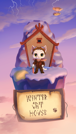 Winter Cat House Image