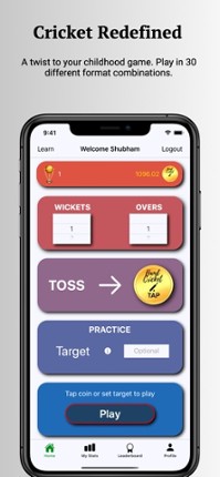 Hand Cricket: Cricket at Home screenshot