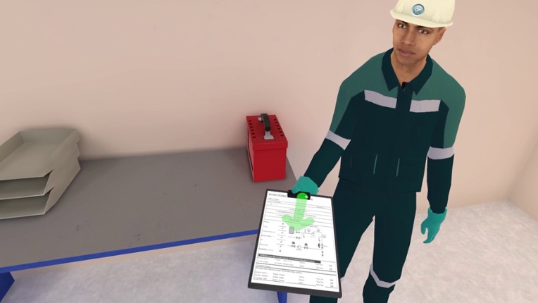 Maintenance Safety (Pipes and Acids) VR Training screenshot