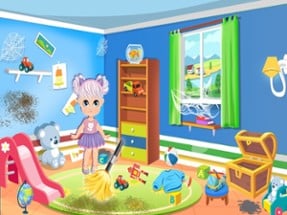 Messy Doll House Cleaner Image