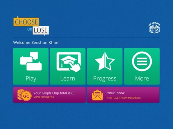 Readable English - Choose or Lose screenshot