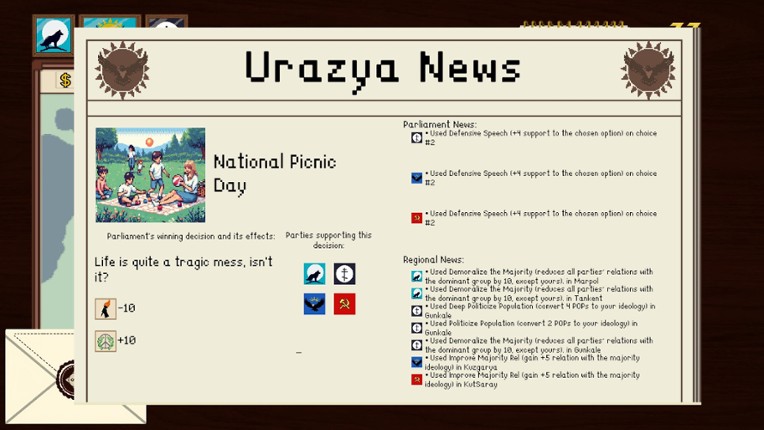 Statecraft: Corrupted Democracy screenshot