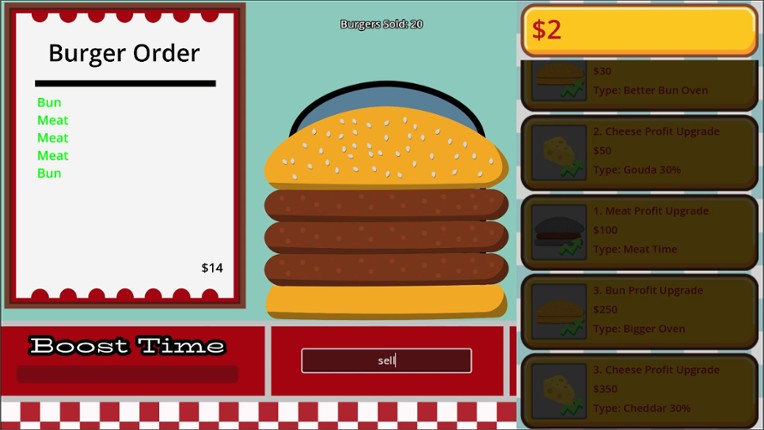 Burger Typer screenshot