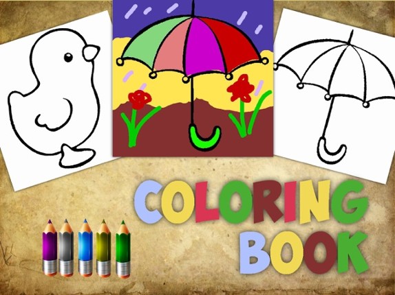 Coloring book for litle baby Image