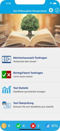 Der Philosophie Wissenstest Image