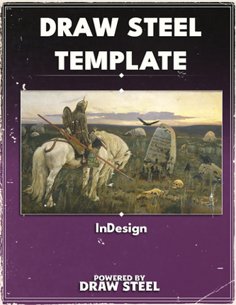 Draw Steel Template for InDesign screenshot