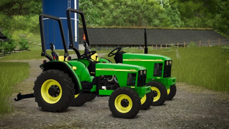 FS25 John Deere 4100 Compact Tractor and Deck Image