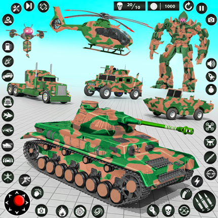 Army Tank Robot Car Games: Image