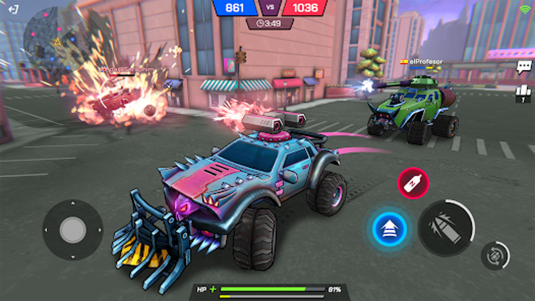 Battle Cars: Nitro PvP Shooter screenshot