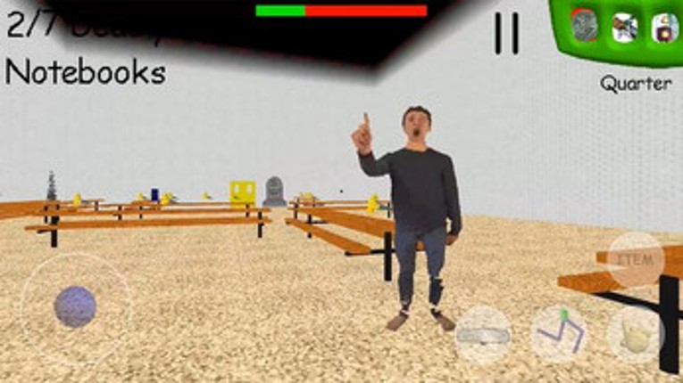 Baldi dies android screenshot