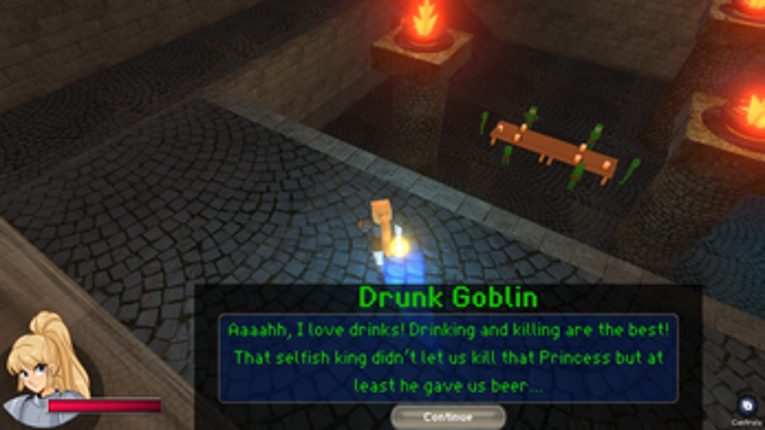 I have to save the Princess but my OP SWORD is TOO LONG!? Image