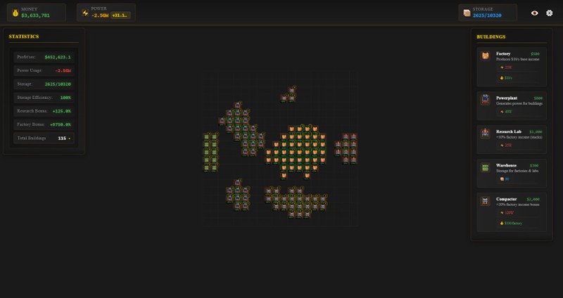 Idle Grid screenshot