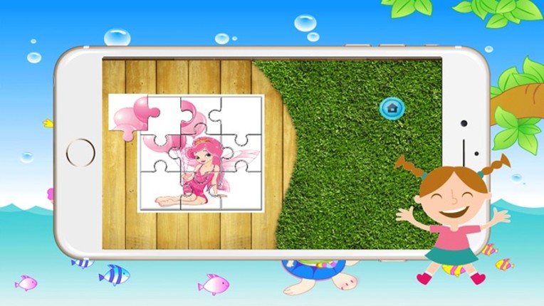 Jigsaw Puzzle Princess - Amazing HD Cartoon Girl for Kids and Adults Fun and free Image