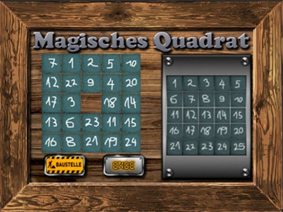 Magisches Quadrat (Magic square) Image