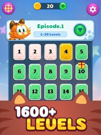 Meow Cat: Match 3 Puzzle screenshot