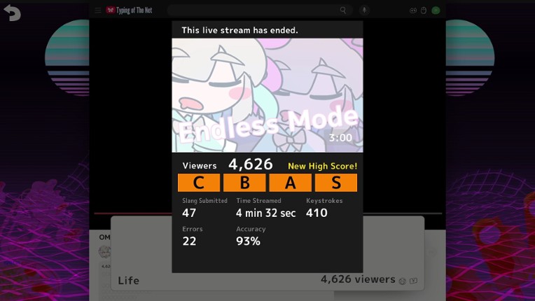 Needy Streamer Overload: Typing of The Net screenshot