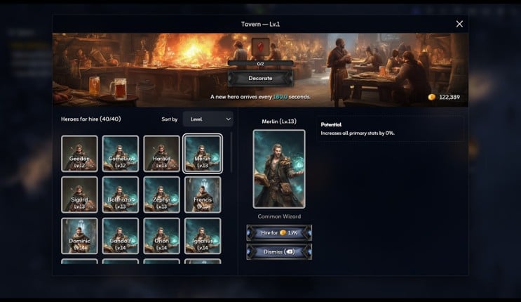 Nocturnal Quest: An Idle RPG Adventure screenshot
