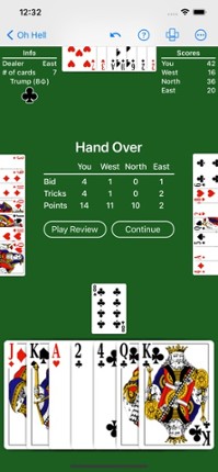 Oh Hell - Expert AI screenshot