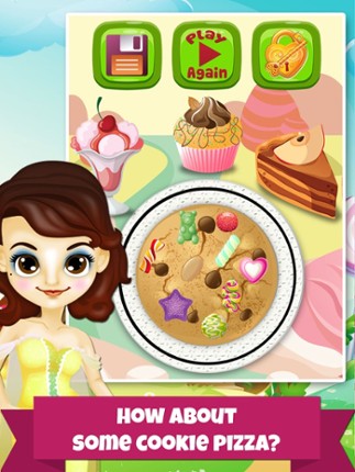 Pizza Dessert Maker Salon - Candy Food Cooking & Cake Making Kids Games for Girl Boy! screenshot