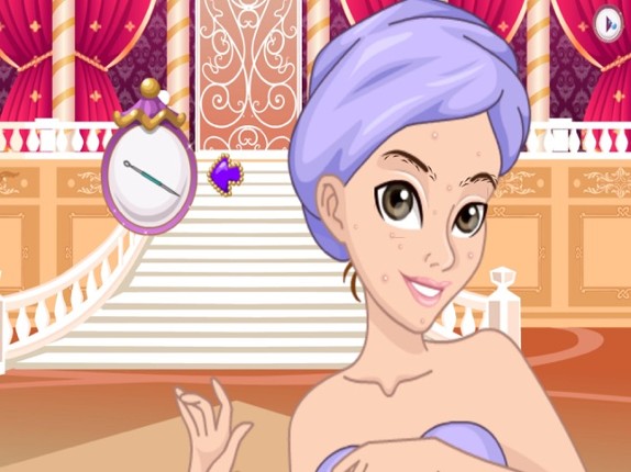 Princess makeup design screenshot