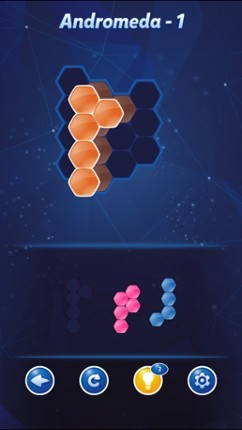 Space Hexa Puzzle screenshot