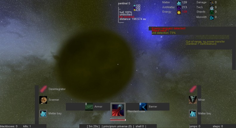 Structura screenshot