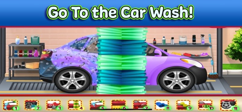 Tiny Car &amp; Truck Wash Games Image