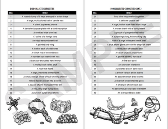 Bell Whispers - PDF - A system agnostic RPG supplement screenshot