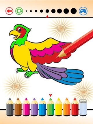 Bird Painting - Coloring Book and Drawing for Kids Image
