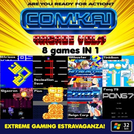 Comkai 8 in 1 PC Retro Collection Game Cover