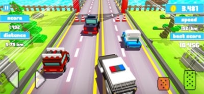 Cop Pursuit - Blocky Car Chase Image