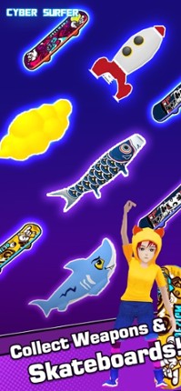 Cyber Surfer: EDM & Skateboard screenshot