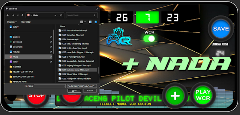 Modul WCR Custom screenshot