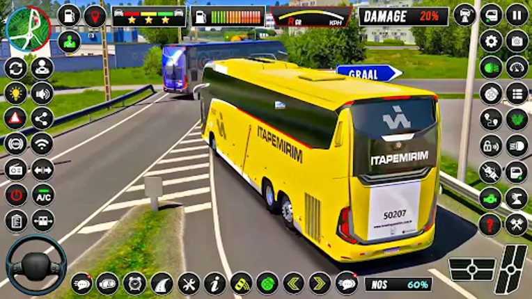 Offroad Bus Driving Bus Sim 3D screenshot