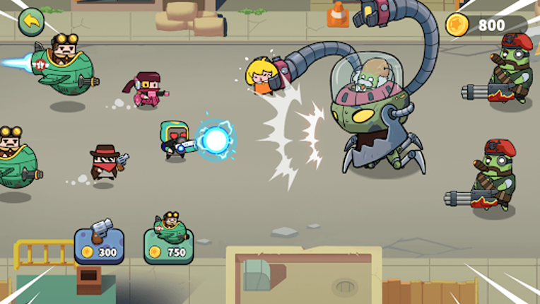 Merge Mech vs. Zombie Brawl Image