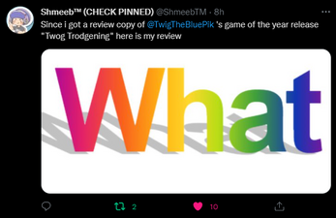 Twog Trodgening screenshot