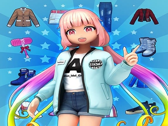 Girl-Styledol 3D Avatar maker Game Cover