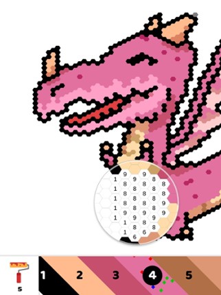 Hexel - Color Art by Number Image