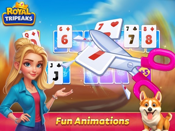 Royal TriPeaks Solitaire Fun screenshot