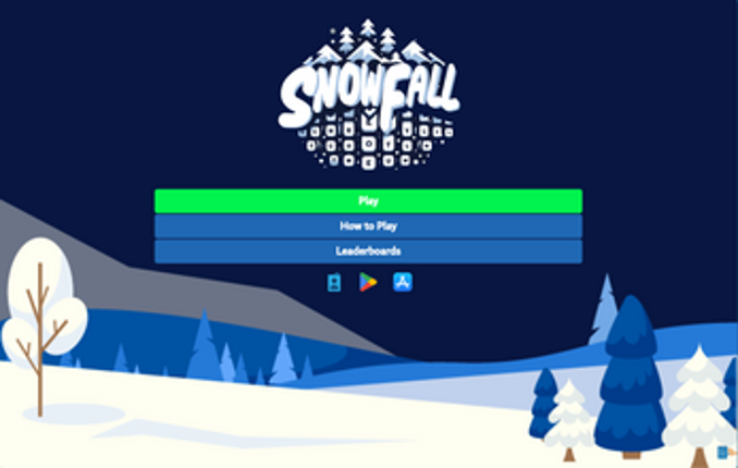 Snowfall Word screenshot