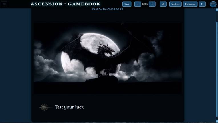 Ascension Gamebook screenshot