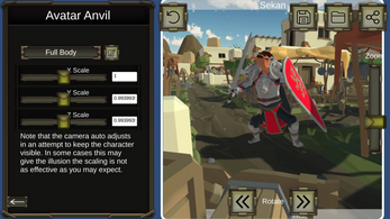 Avatar Anvil: 3d Animated Character Creator screenshot