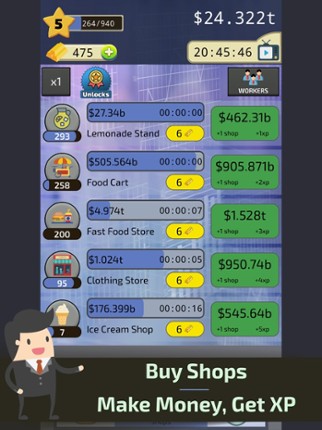Clicker Business Tycoon screenshot