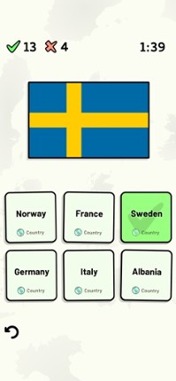 Countries of Europe Quiz screenshot