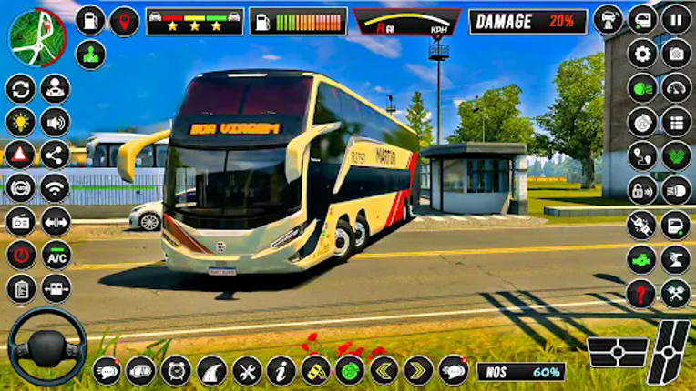 Offroad Bus Driving Bus Sim 3D screenshot